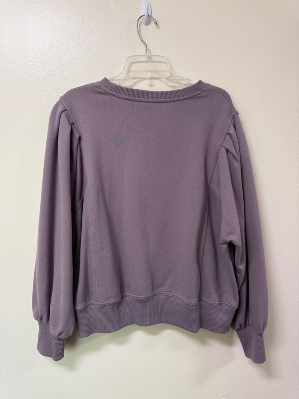 a new day Dusty Purple Puff-Sleeve Sweatshirt - Picture 5 of 5